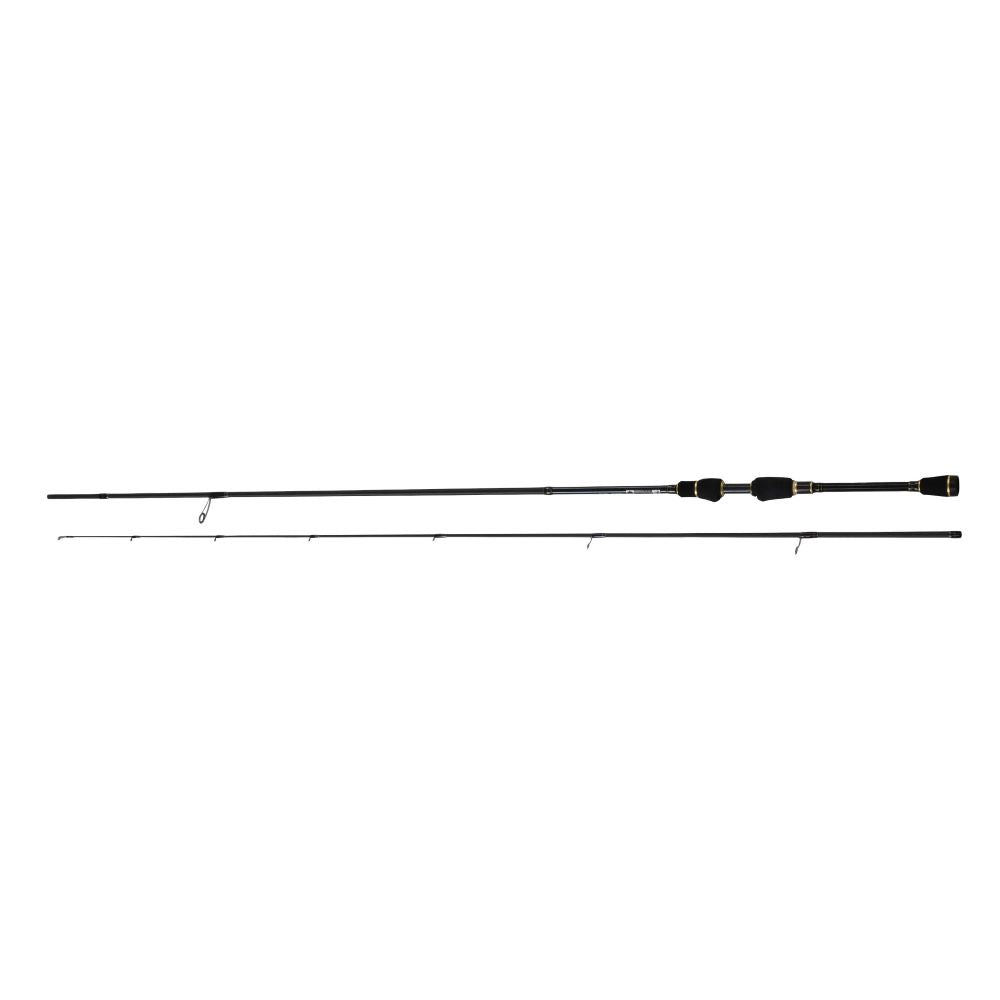 Das Allround-Talent für die leichte Fischerei. Egal, ob du mit Jigs, leichten Wobblern oder Finesse-Rigs fischst, diese Rute eignet sich perfekt zum Fischen auf Egli (Barsch) und für die leichte Forellenfischerei. Dank ihrer schnellen Aktion ermöglicht die ELDER 7L eine präzise Köderführung, während die sensible Spitze dafür sorgt, dass du keinen Biss mehr verpasst. Mit nur 75 Gramm ist die Rute ein absolutes Leichtgewicht. Ob an den Mittellandseen oder am Bach, die ELDER 7L ist dein idealer Begleiter.
